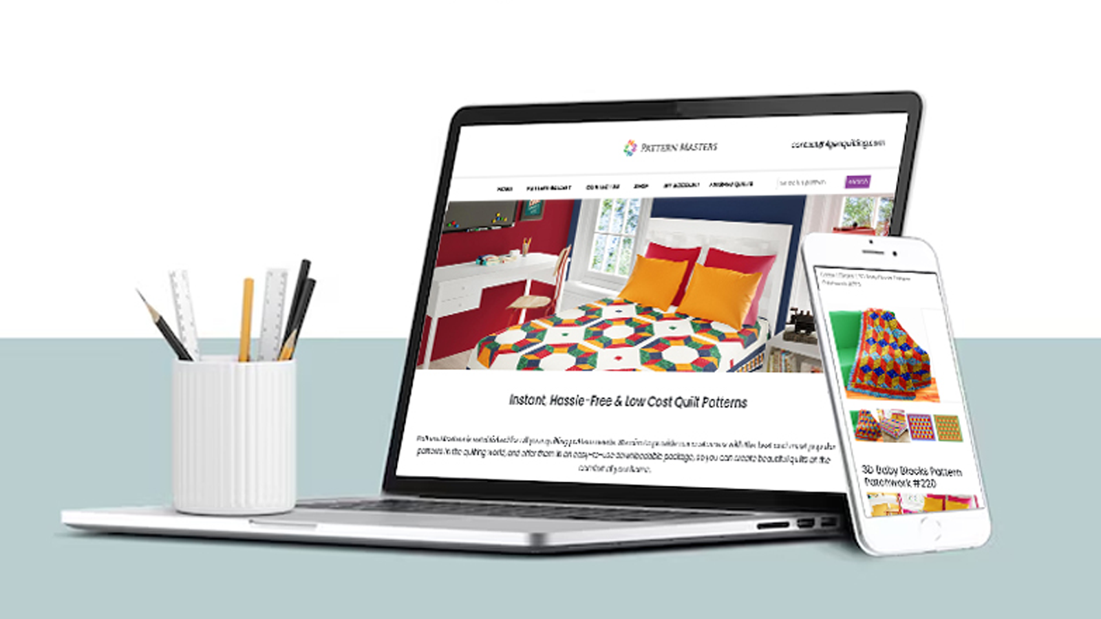 Pattern Masters project placeholder preview